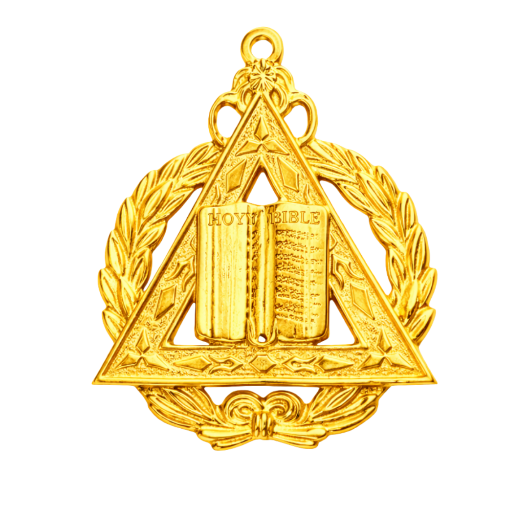 Grand Chaplain Royal Arch Chapter Officer Collar Jewel - Gold Plated