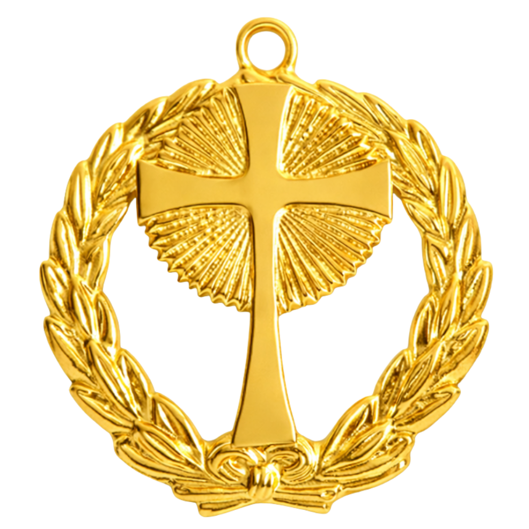 Grand Commander Knights Templar Commandery Officer Collar Jewel