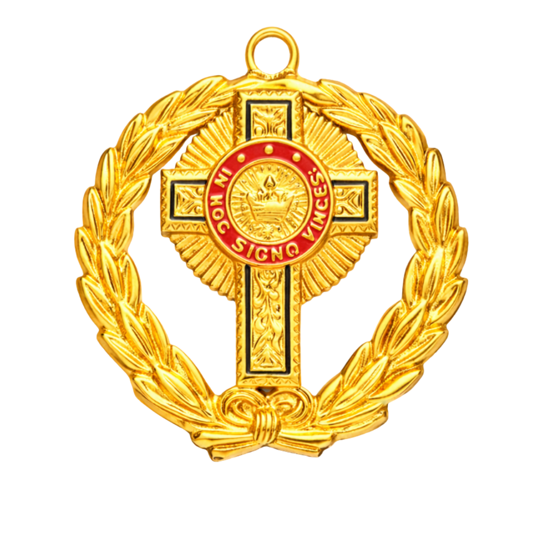 Past Grand Commander Knights Templar Commandery Officer Collar Jewel