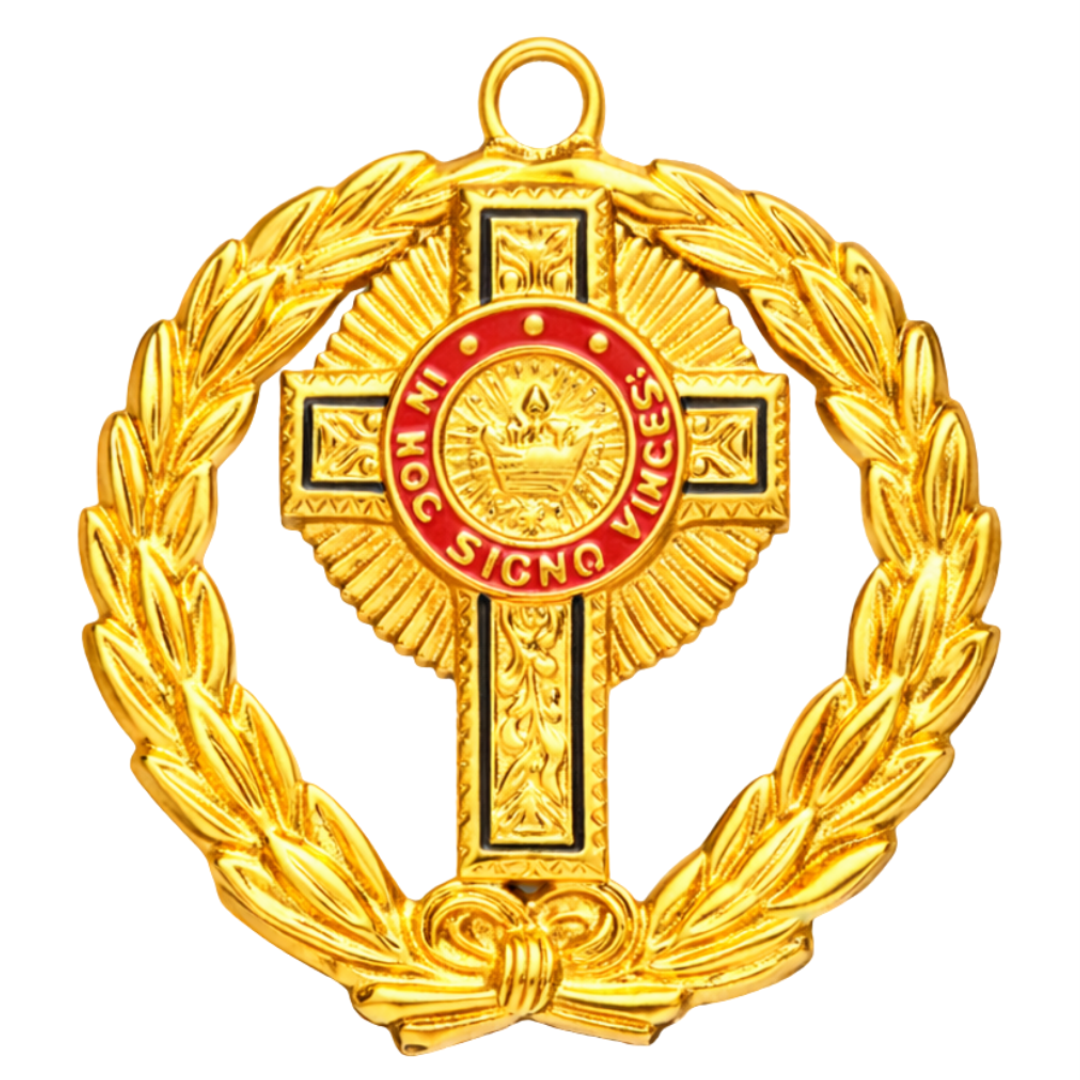 Past Grand Commander Knights Templar Commandery Officer Collar Jewel