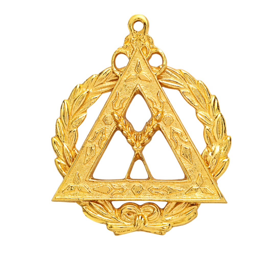 Grand Secretary Royal Arch Chapter Officer Collar Jewel - Gold Plated