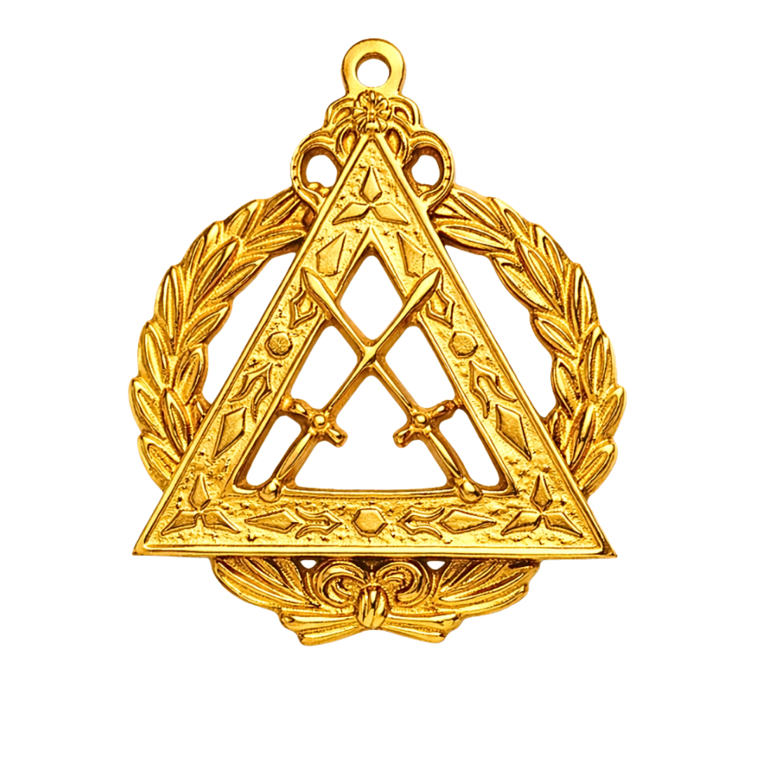 Grand Sentinel Royal Arch Chapter Officer Collar Jewel - Gold Plated