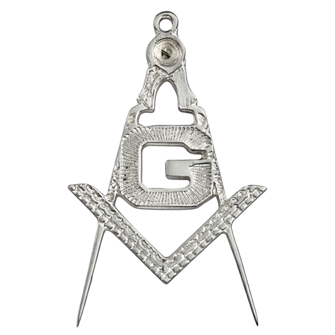 Master Mason Blue Lodge Collar Jewel - Square & Compass with G