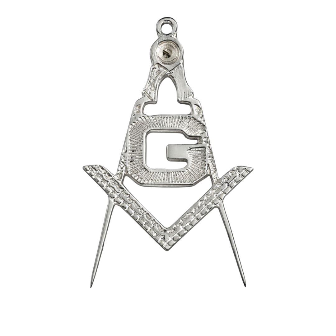 Master Mason Blue Lodge Collar Jewel - Square & Compass with G