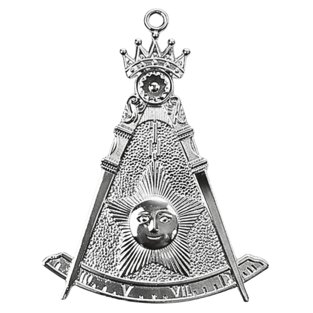 Past Master Blue Lodge Collar Jewel - SIlver Craft
