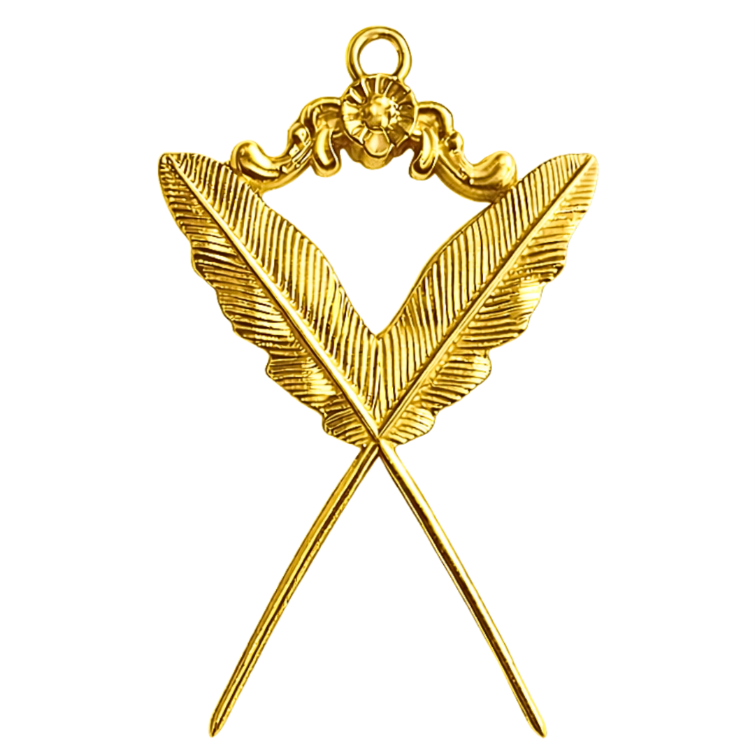 Secretary Blue Lodge Officer Collar Jewel