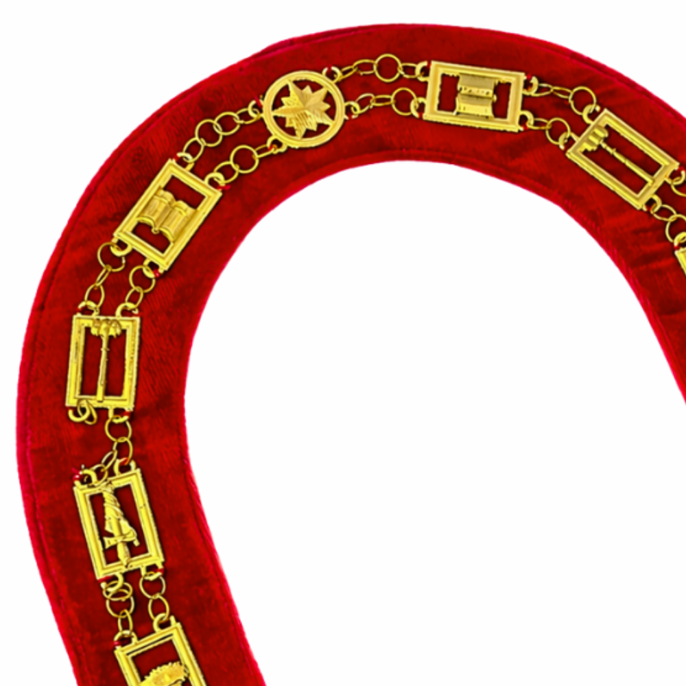 Masonic Amaranth Chain Collar