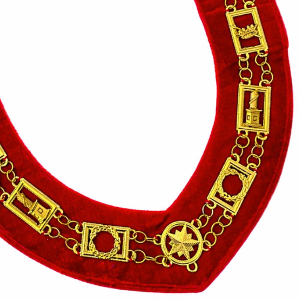 Masonic Amaranth Chain Collar