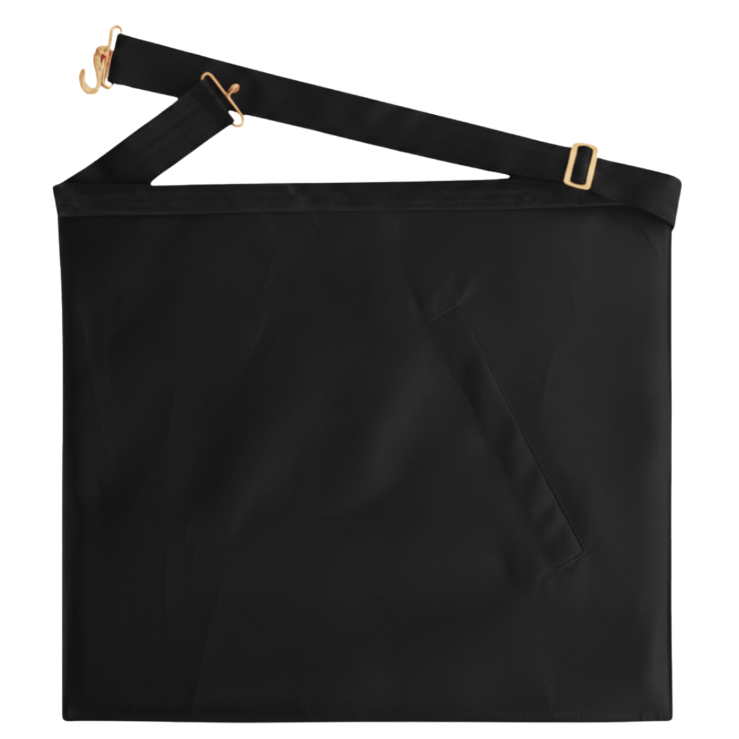 4th Degree Scottish Rite Apron - White, Royal Blue with Black Moire