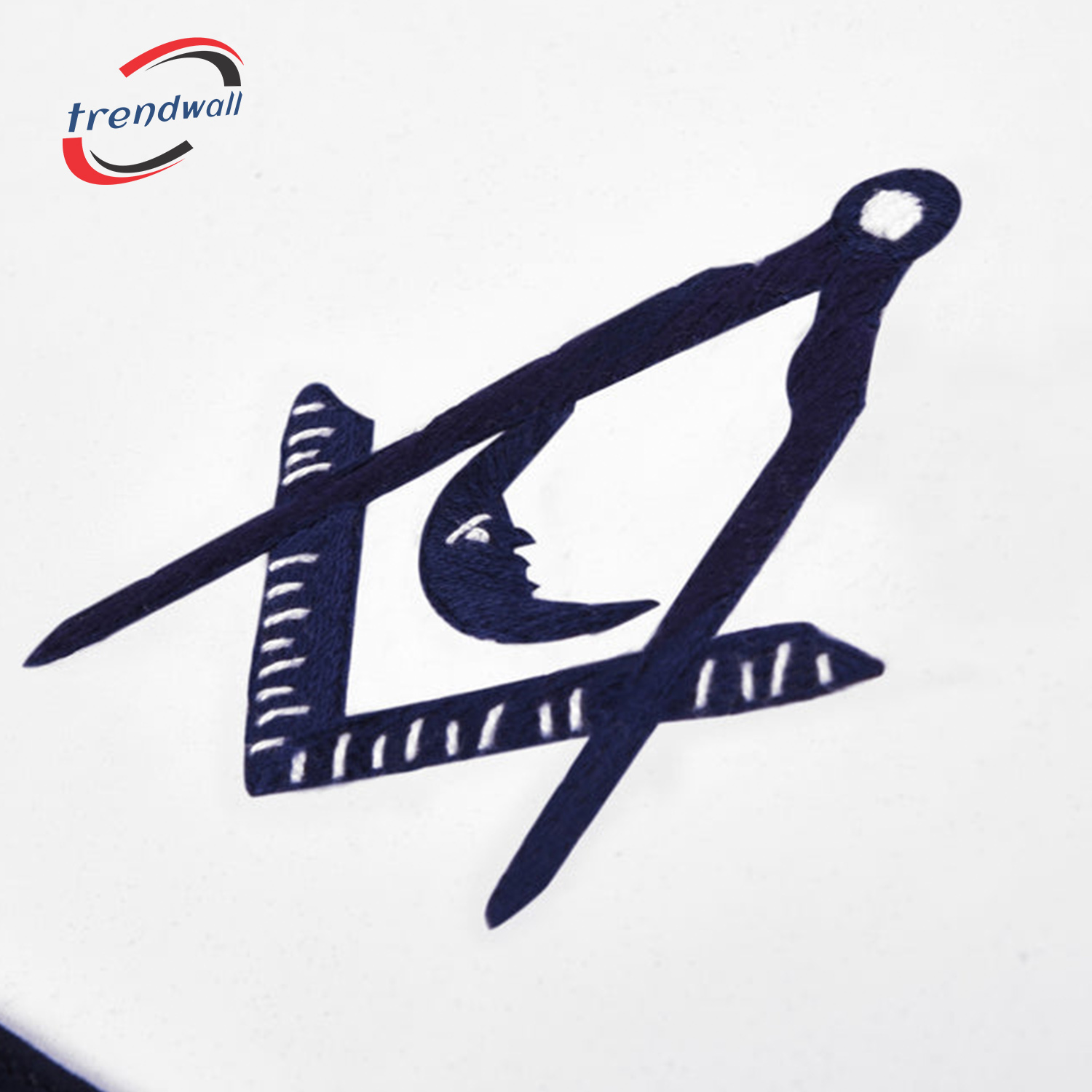 Junior Deacon Blue Lodge Officer Apron - Navy Velvet 