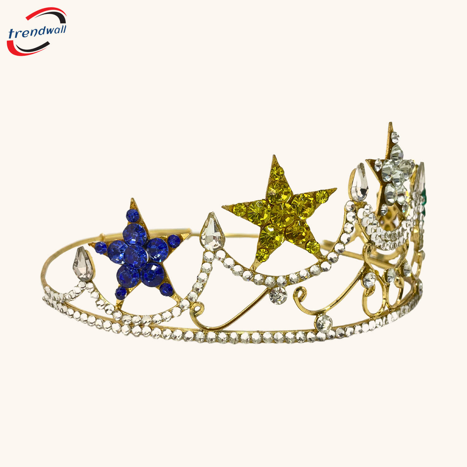 Order Of Eastern Star Crown Gold tone 