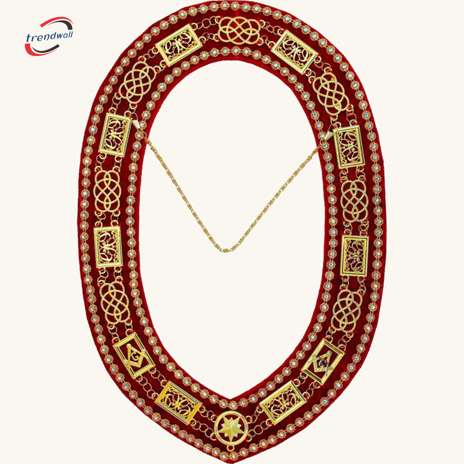 Grand Officers Blue Lodge Chain Collar