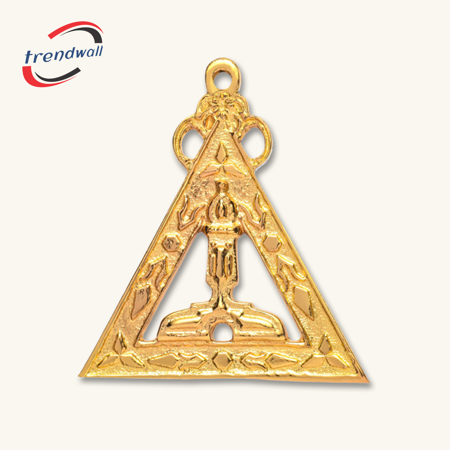 King Royal Arch Chapter Officer Collar Jewel - Gold Plated