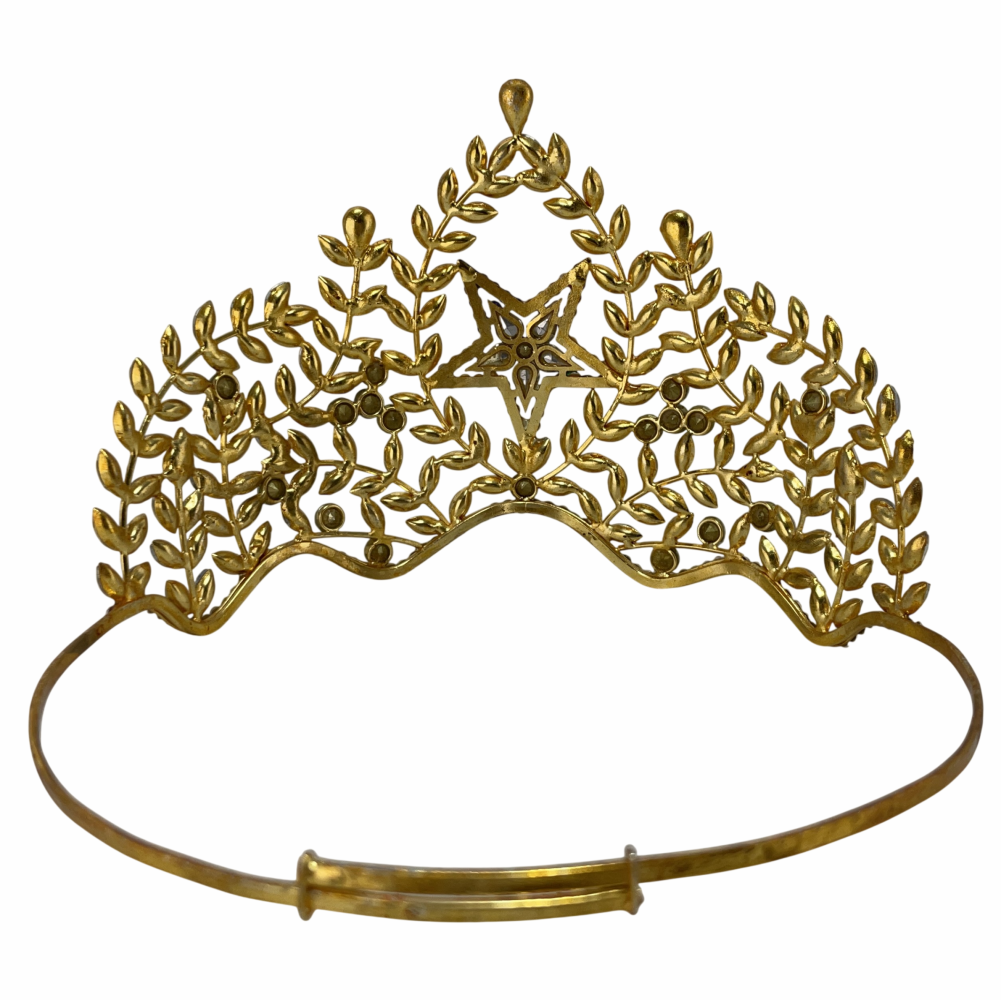 OES Grand Worthy Matron Gold-Tone Crown