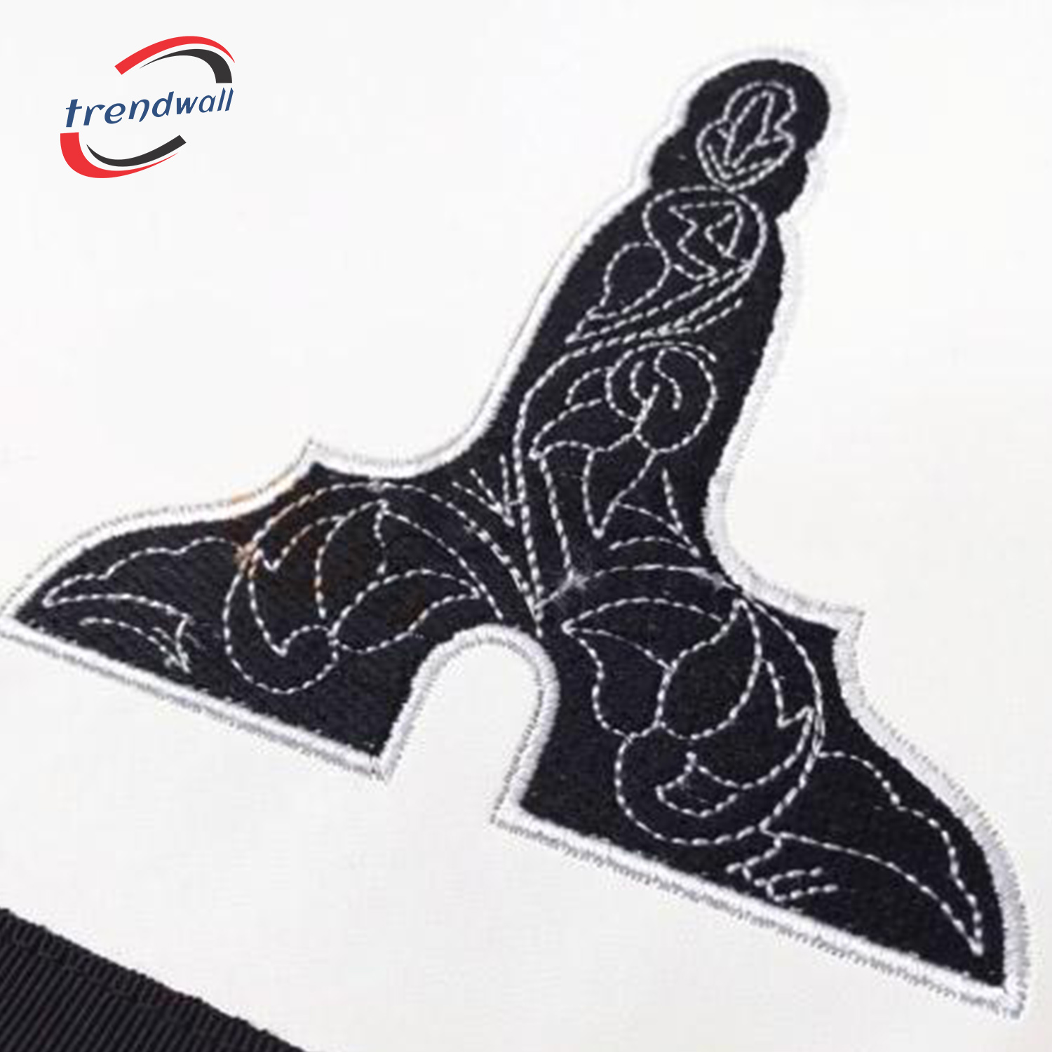 Officers Blue Lodge Funeral Apron - Moire Ribbon Machine Embroidery