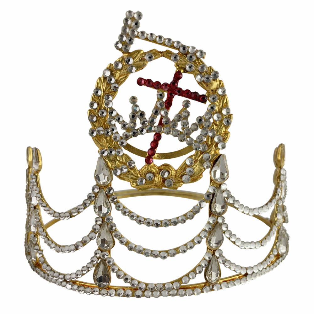 Masonic Lady knights templar Crown Gold Tone Latest Style Crown