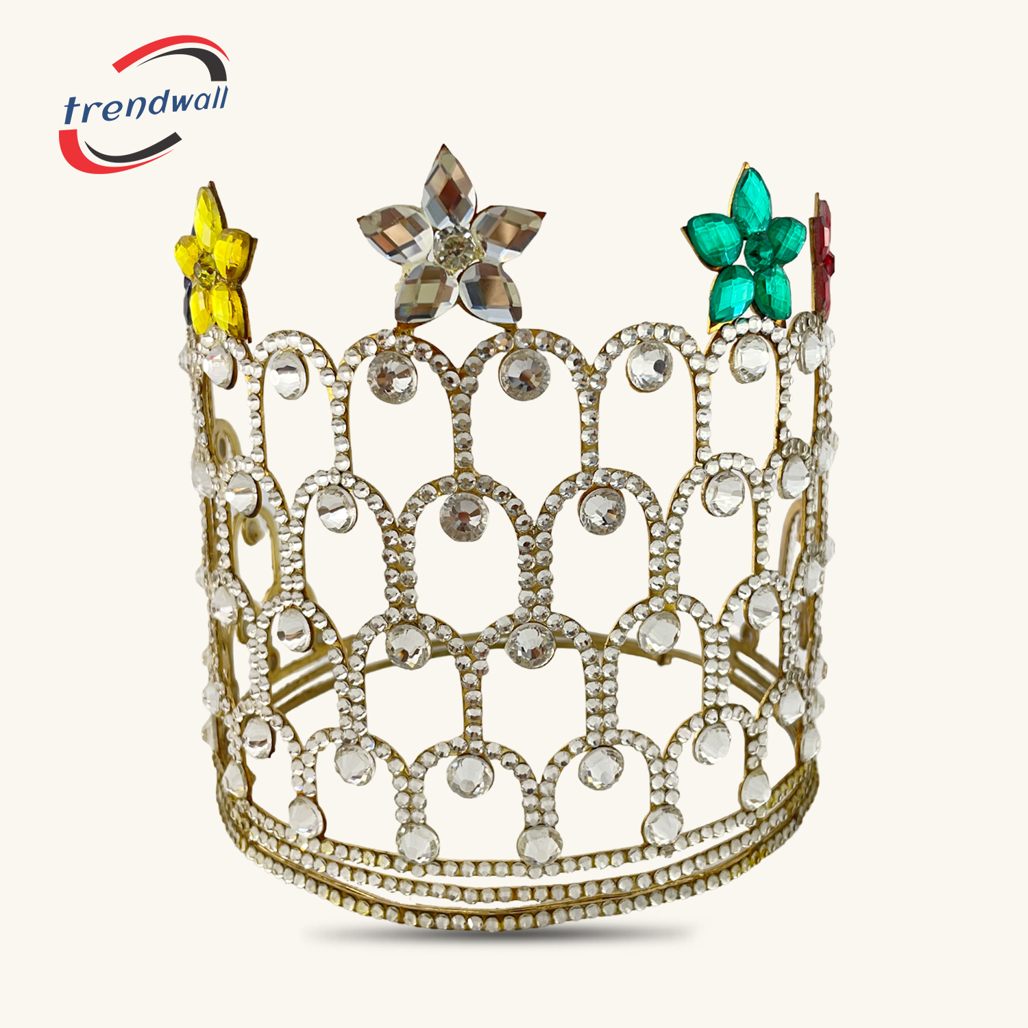 Masonic OES Five Stars Big Tall Temple Style Crown