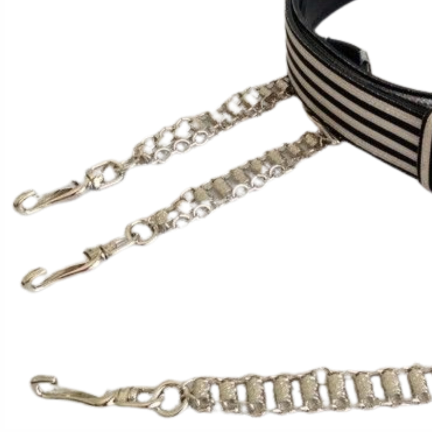 Sir Knight Templar Commandery Regalia Belt – Black & Silver Finish