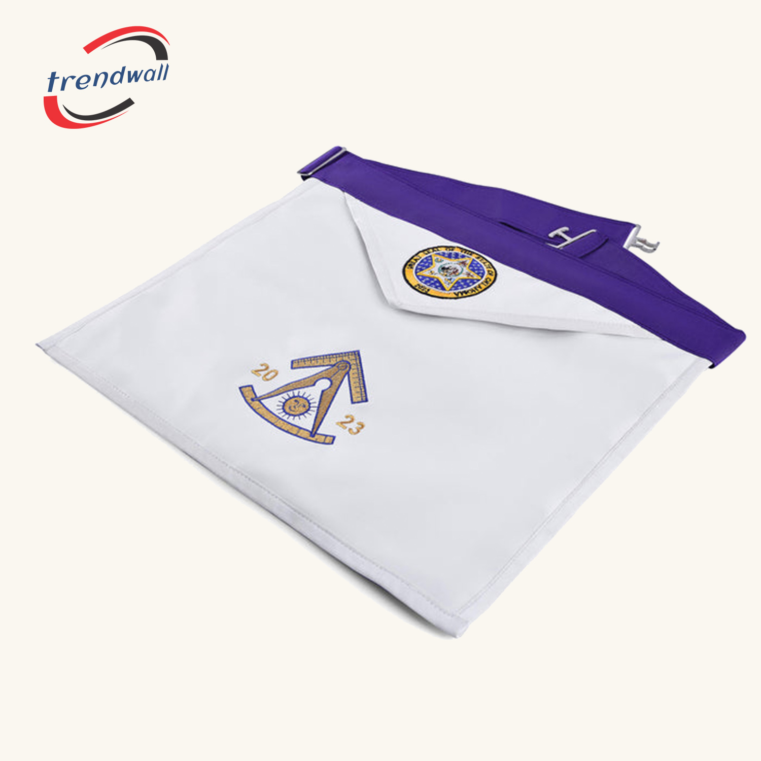 Past Master Blue Lodge California Regulation Apron 