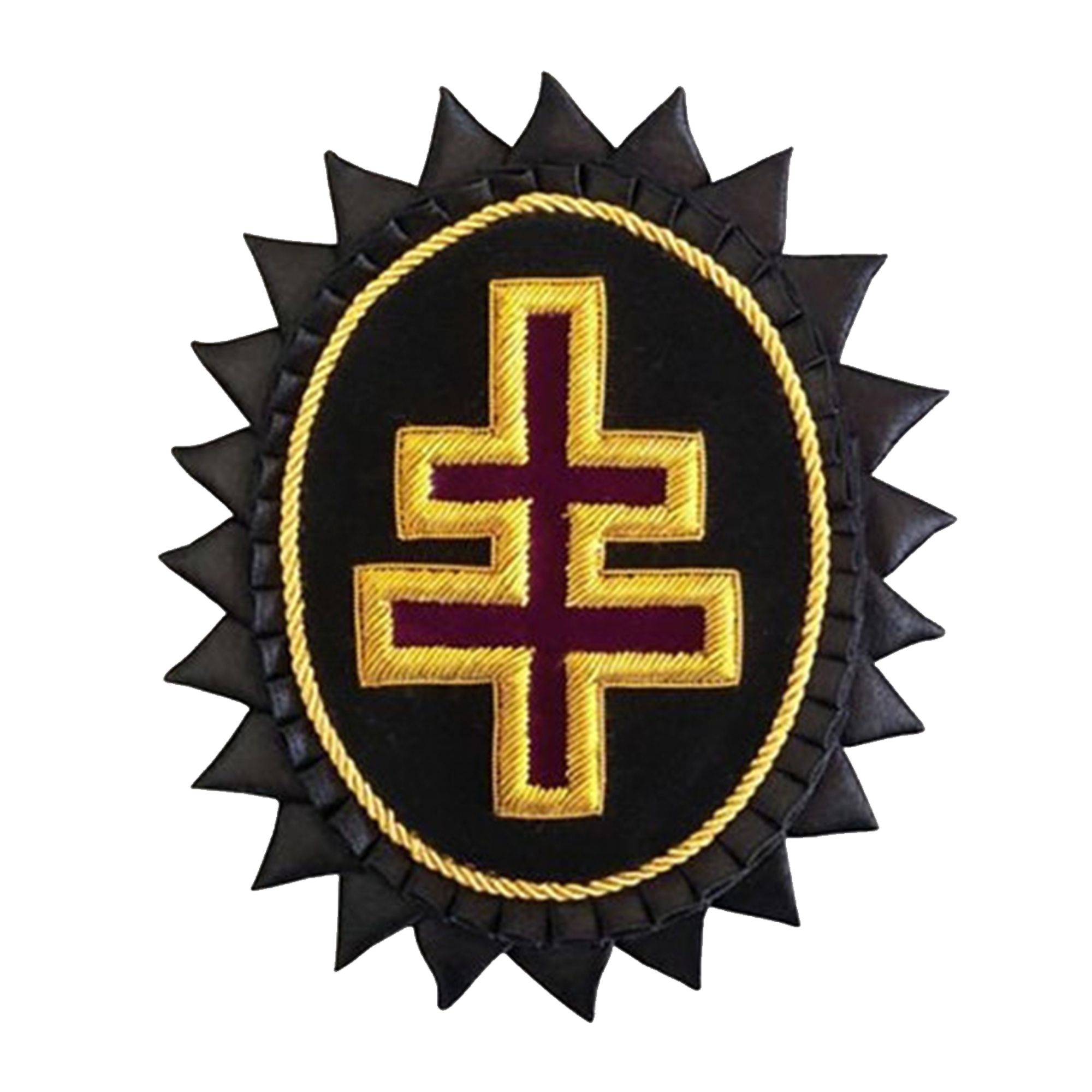 Grand Encampment Officer Knights Templar Commandery Chapeau Emblem