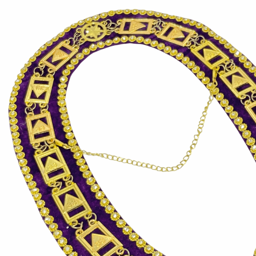 Masonic 33rd Degree Scottish Rite Chain Collar