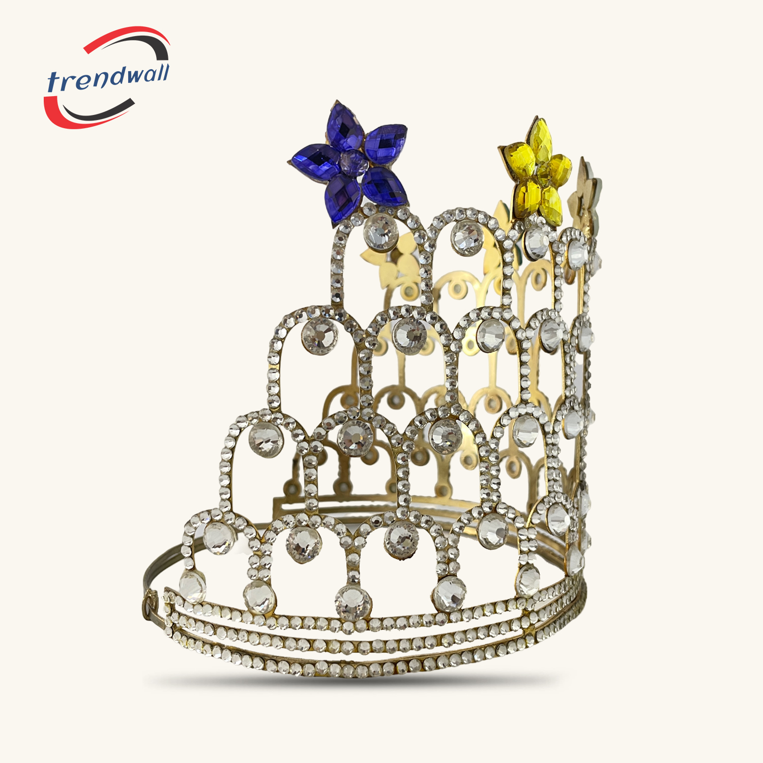 Masonic OES Five Stars Big Tall Temple Style Crown