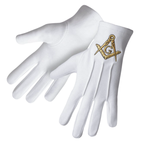 Master Mason Blue Lodge Gloves