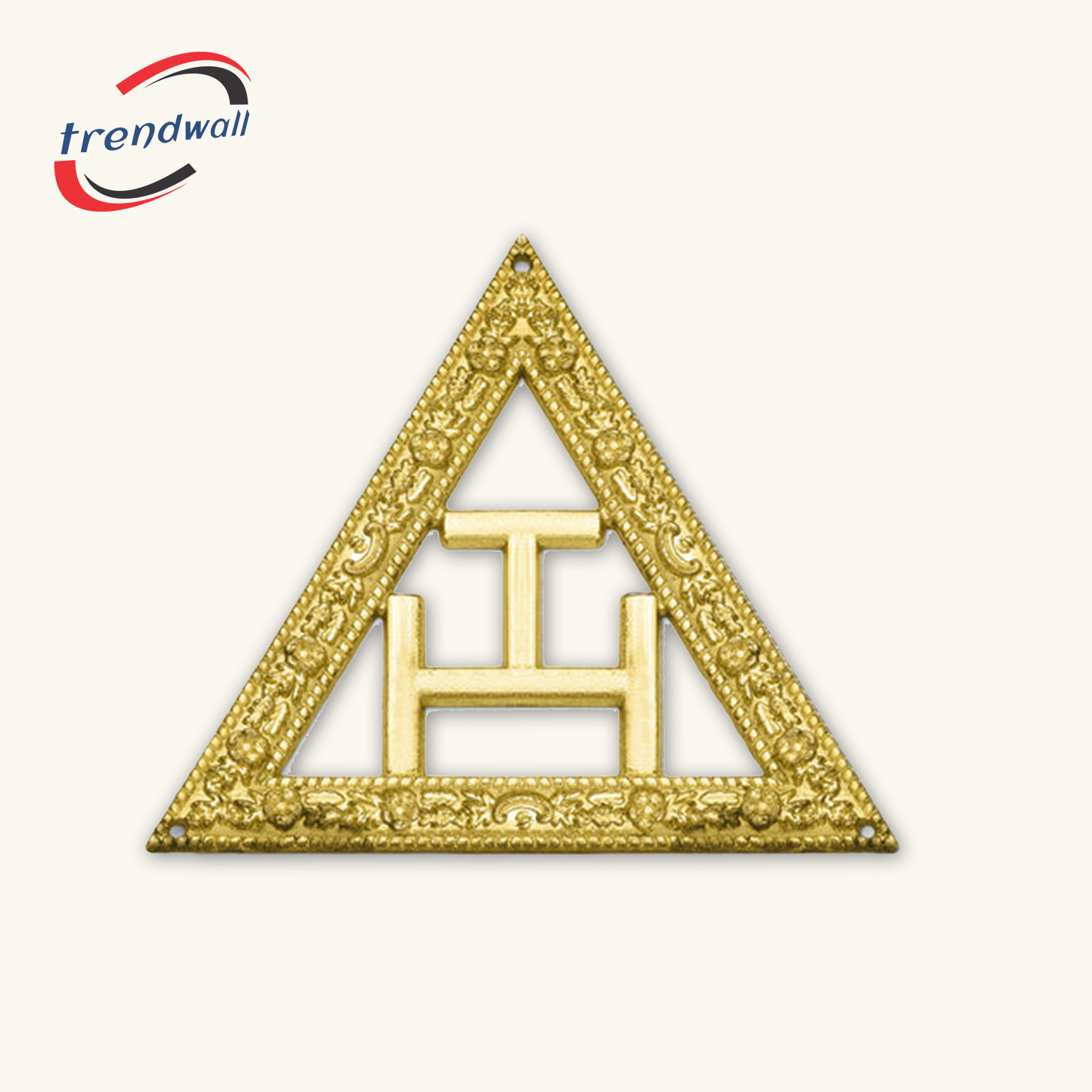 Royal Arch Chapter Collar Jewel - Gold Triple Tau
