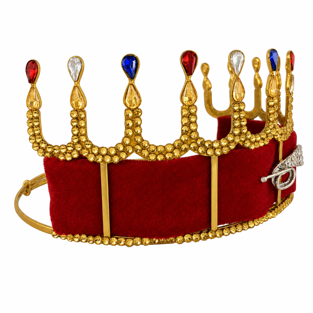HOJ Crown Gold Tone with Silver Bugle