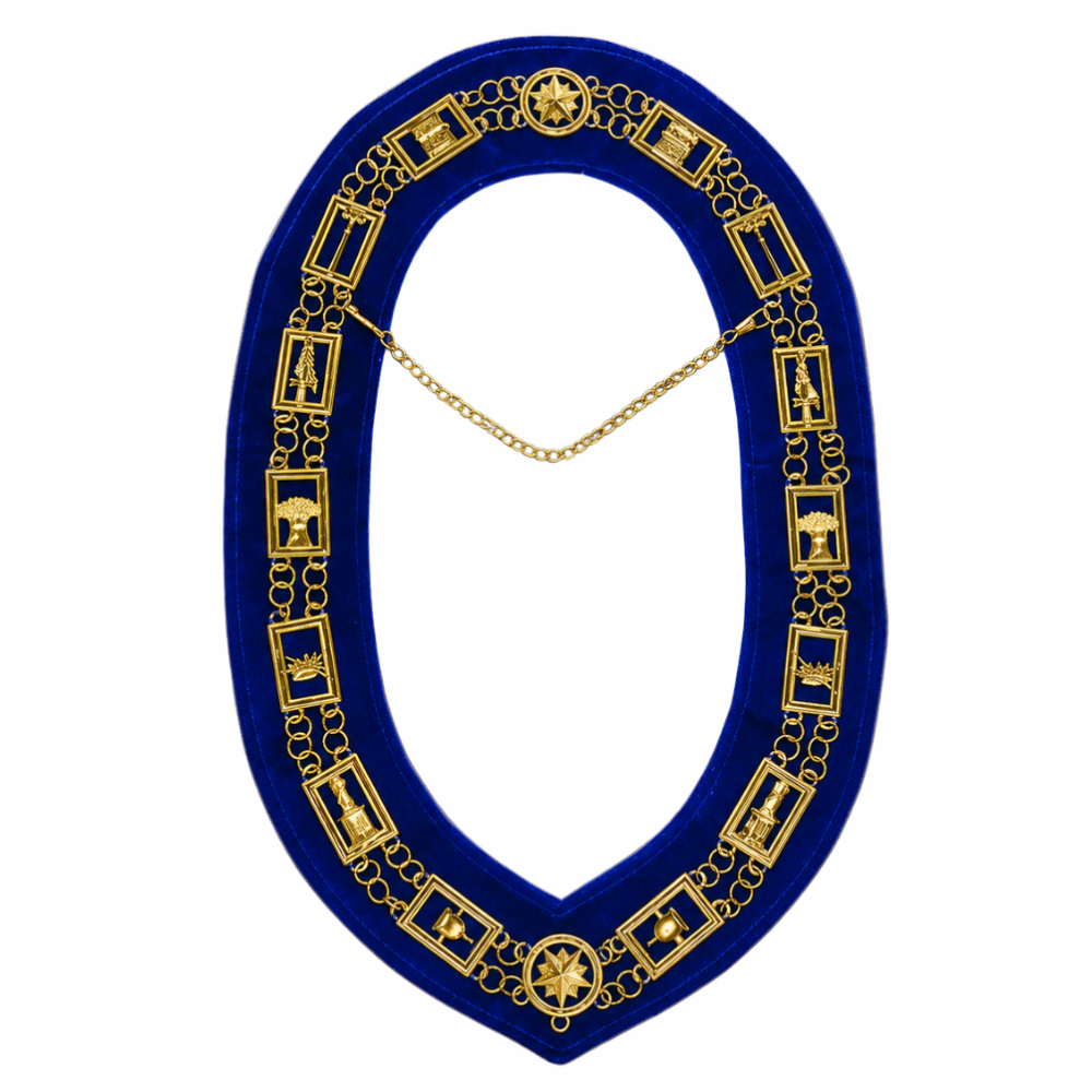 OES Dress Chain Collar – Freemason & Blue Lodge Chain Collar Ceremonial Regalia