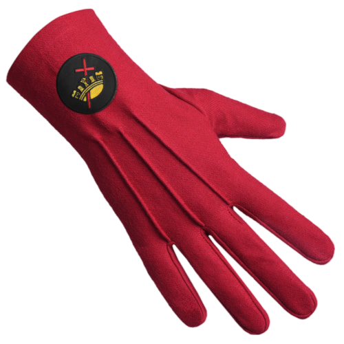 Knights Templar Commandery Gloves