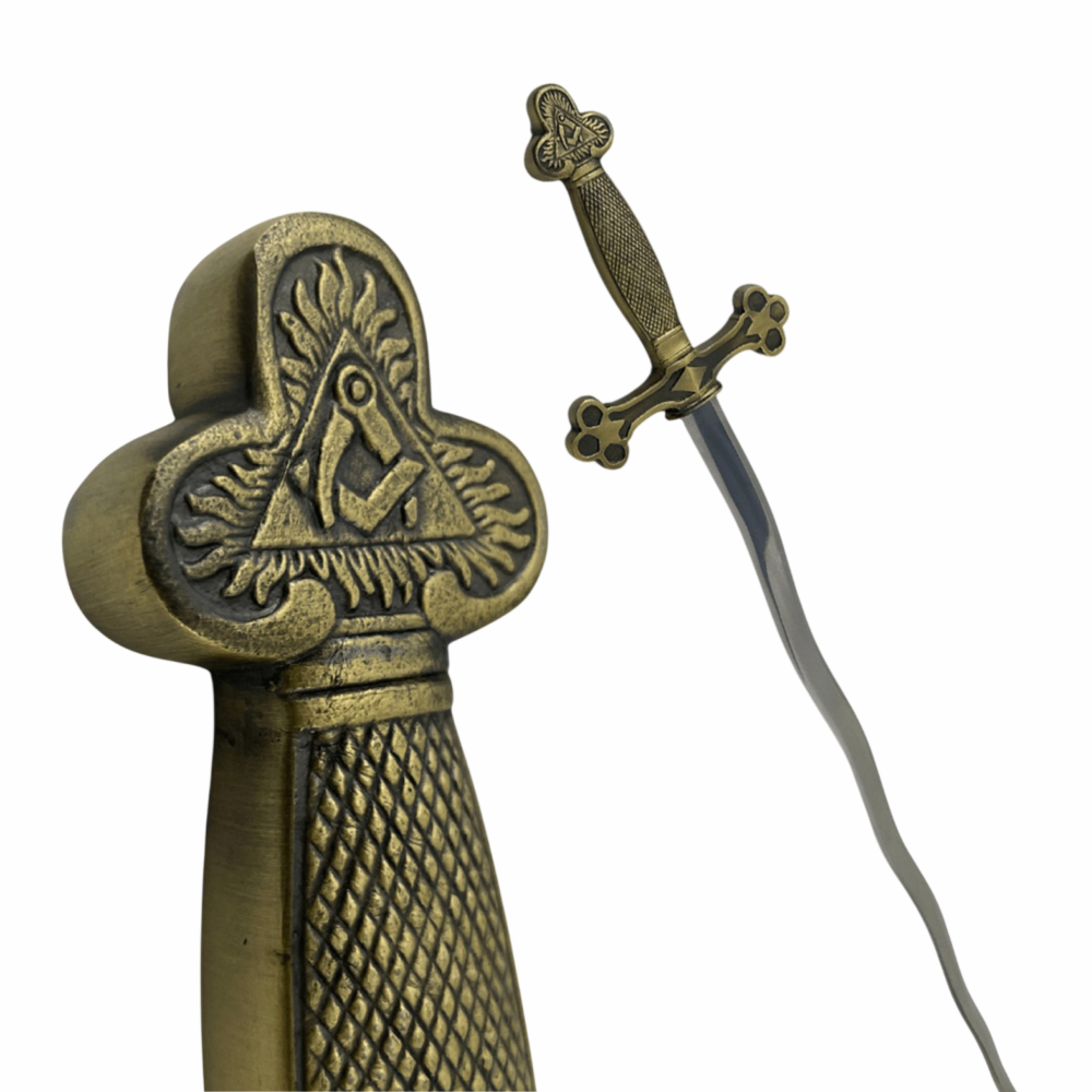 Sword Snake Flaming Sword Square Compass