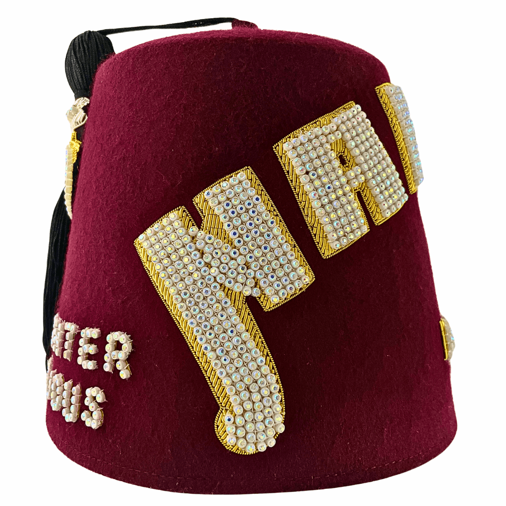 Shriners Burgundy Fez