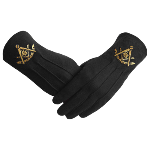 Past Master Blue Lodge California Regulation Gloves