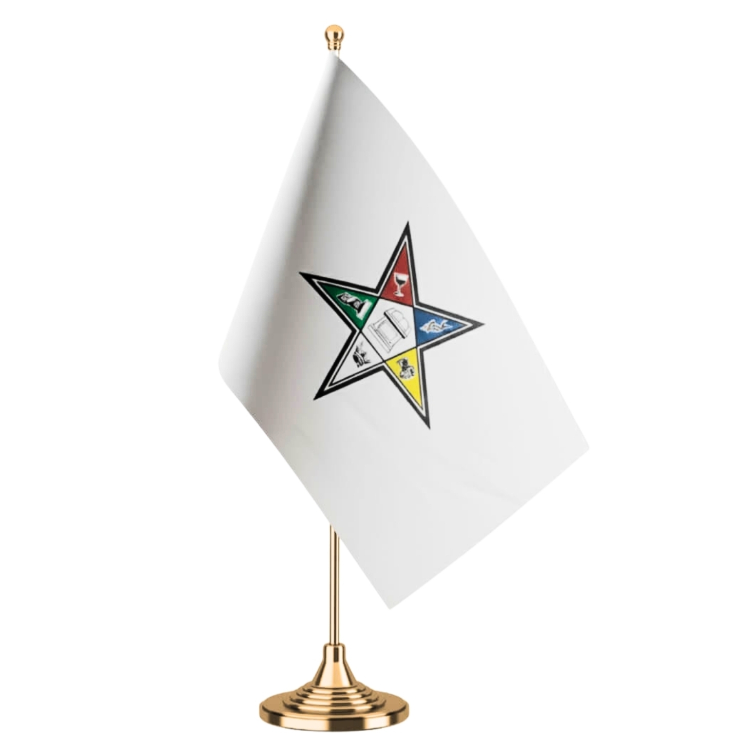 Masonic OES Desk Flag