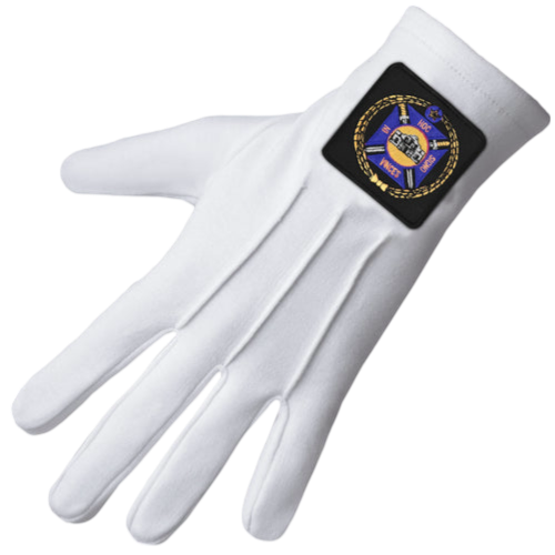 Knights Templar Commandery Gloves