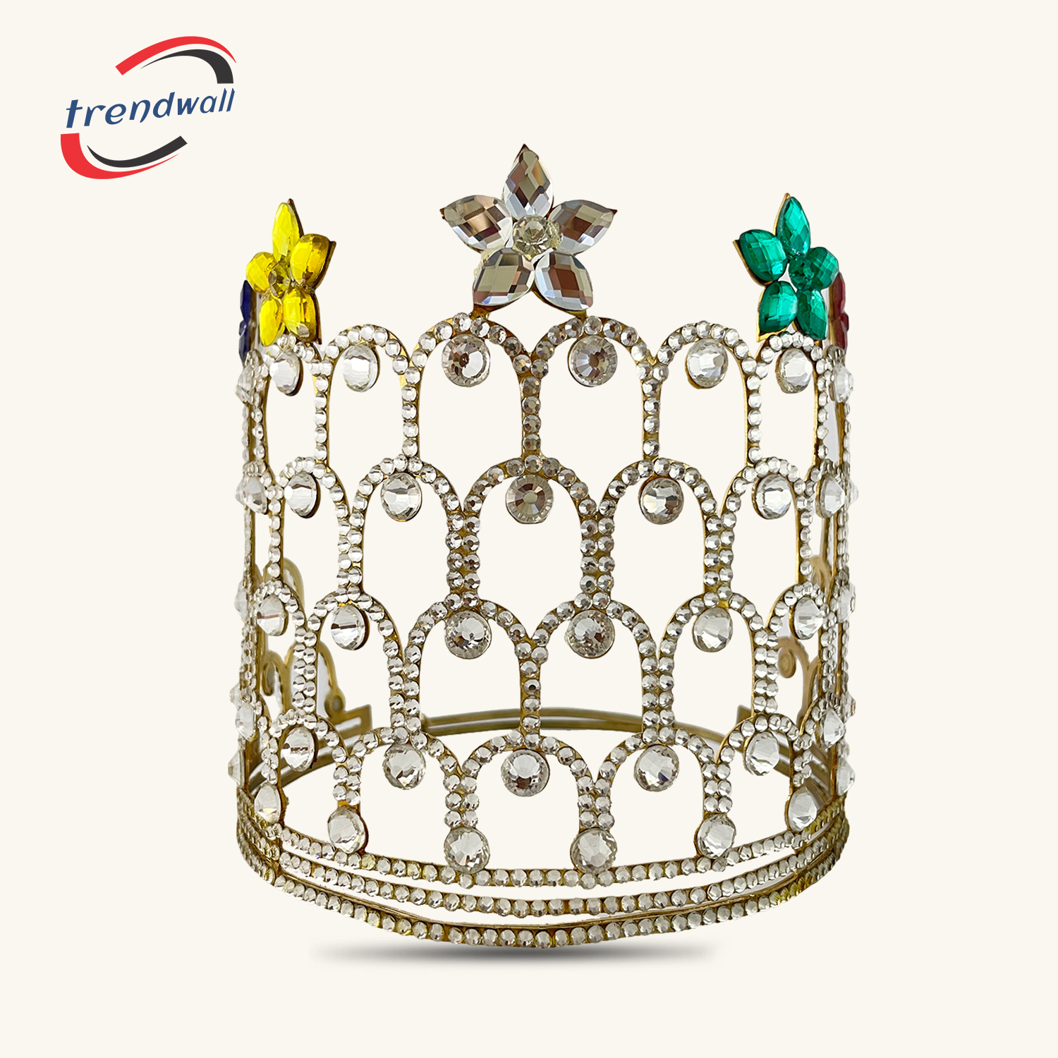 Masonic OES Five Stars Big Tall Temple Style Crown