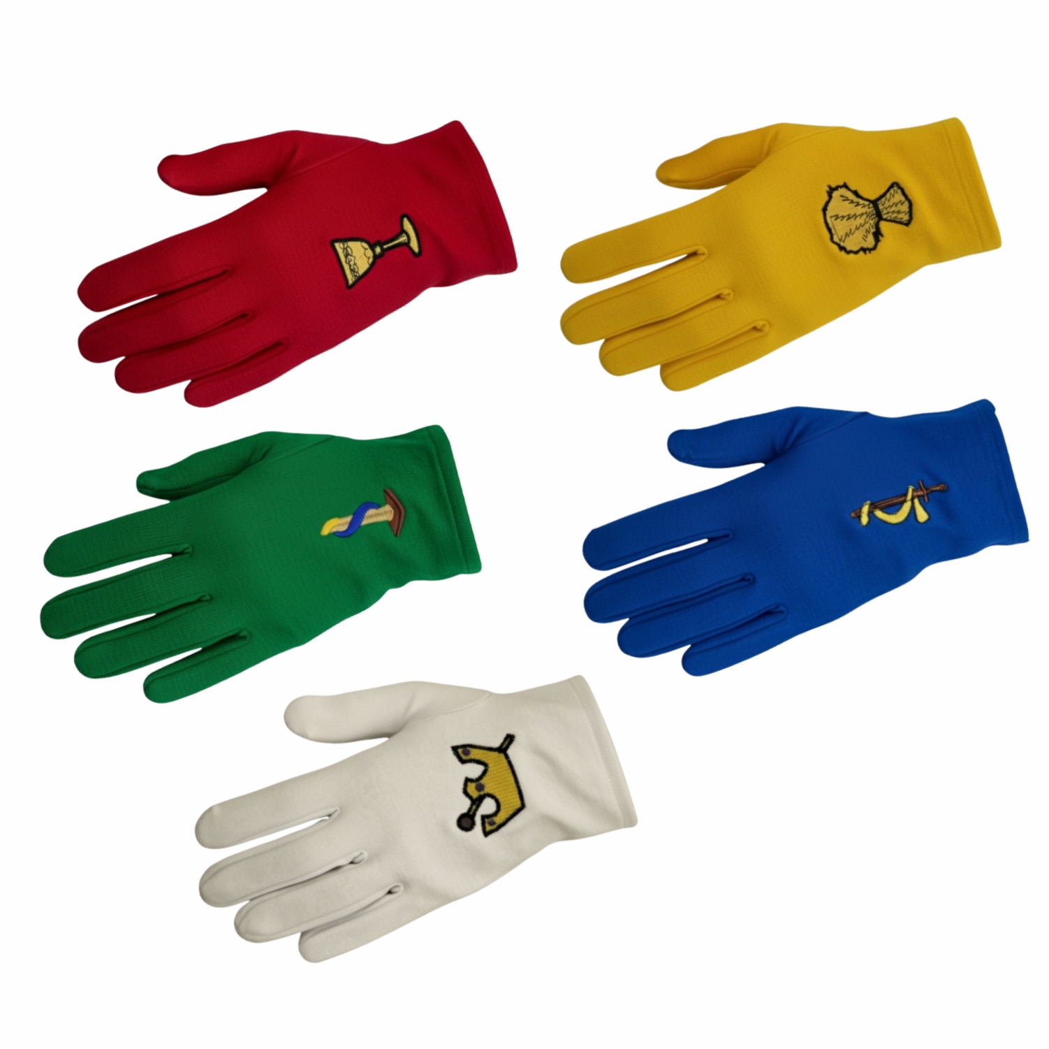 Masonic OES Cotton Gloves Set