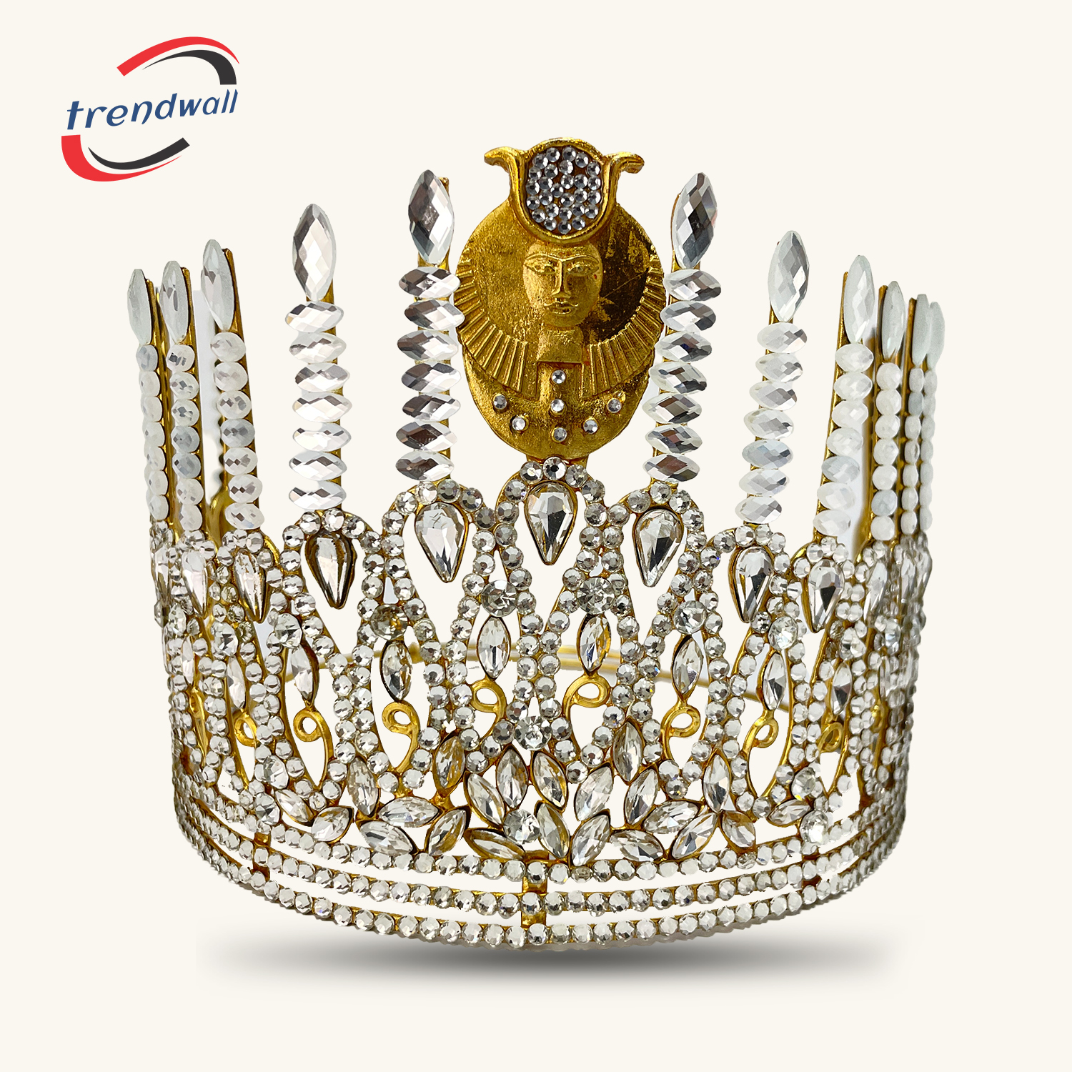 York Rite Daughter Crown Gold Tone – Rare and Elegant Design