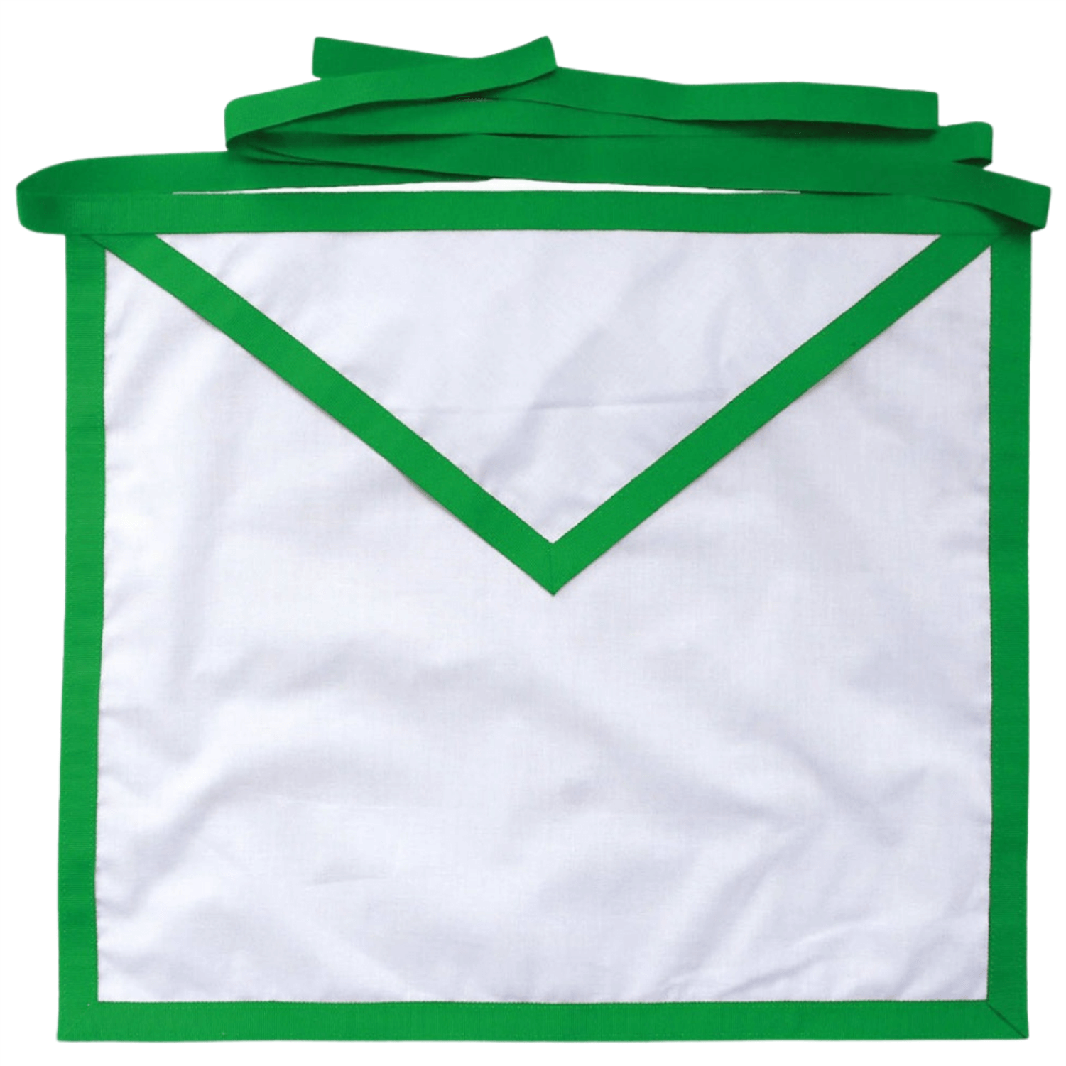 Allied Masonic Degrees Apron, Masonic Apron Cotton Duck, Freemason Apron, Lodge Apron Green Ribbon, Durable Masonic Apron