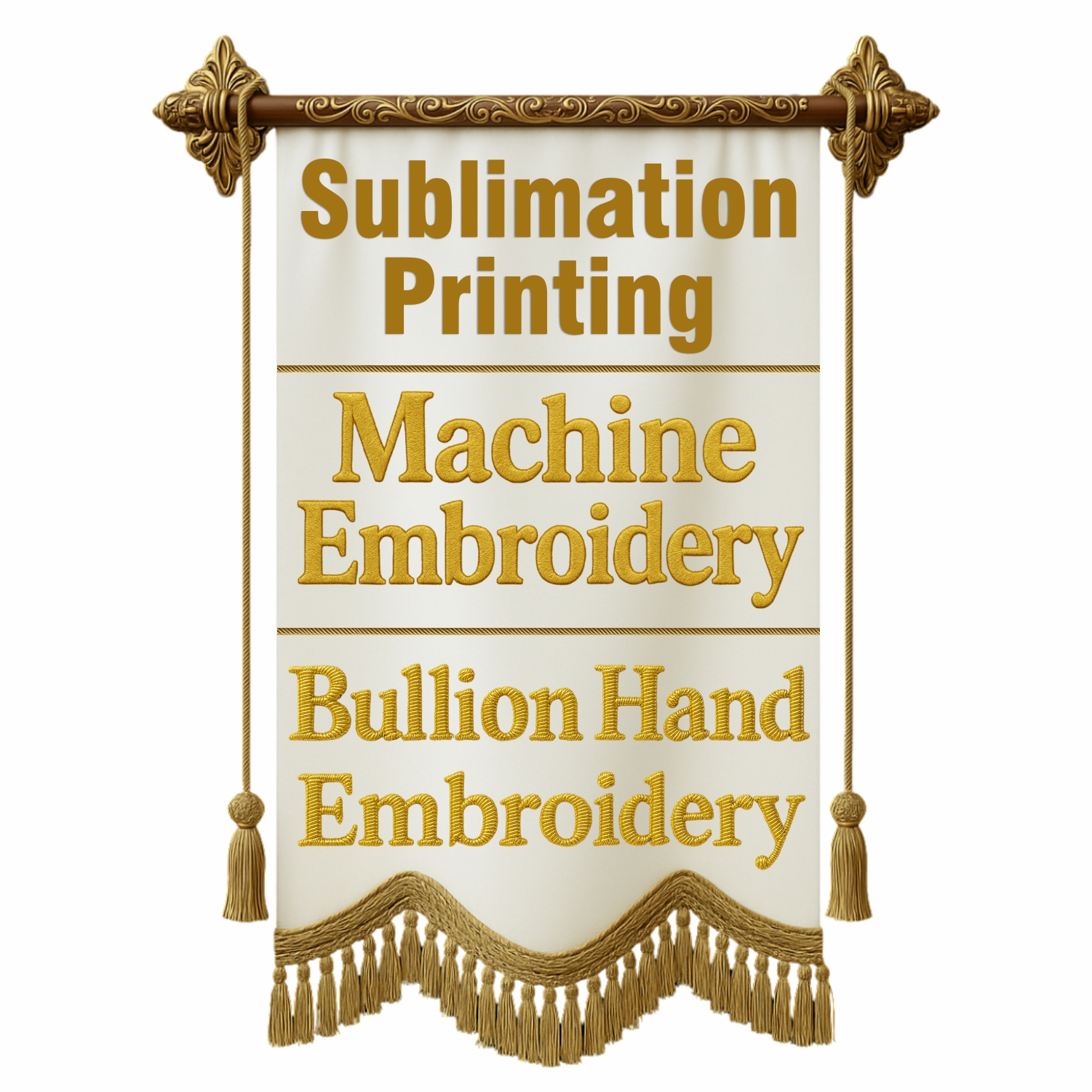 Masonic Banner Embroidery Work