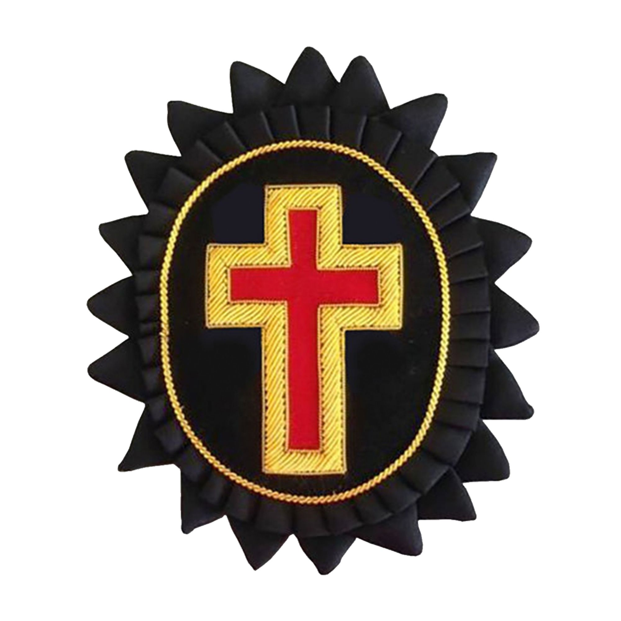 Eminent Commander Knights Templar Commandery Rosette Chapeau