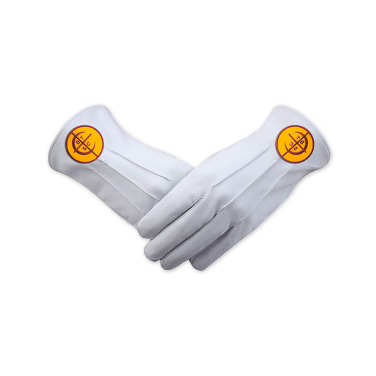 Council of Crusaders PHA Gloves - Leather with Machine Embroidery