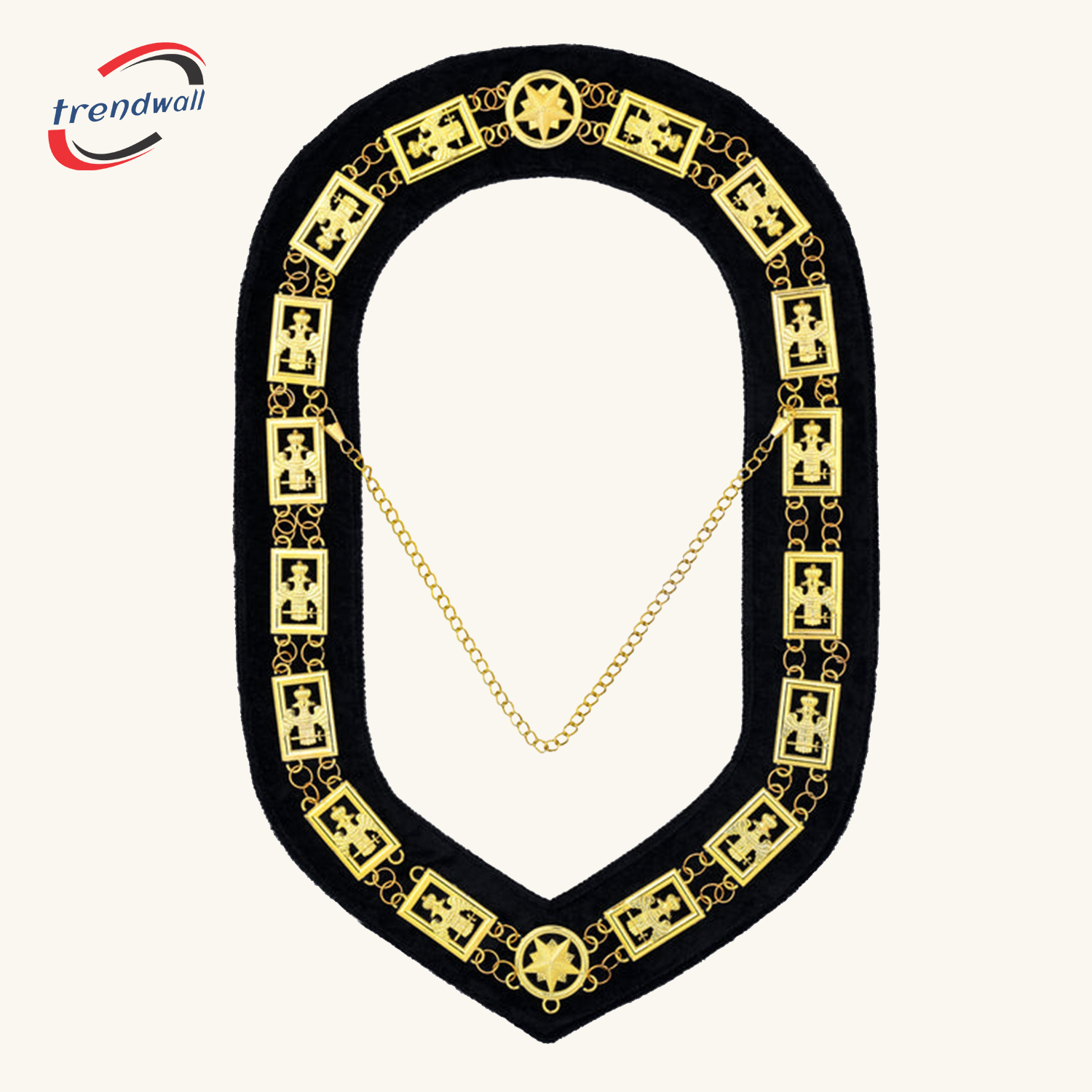 32nd Degree Scottish Rite Open Wings Chain Collar
