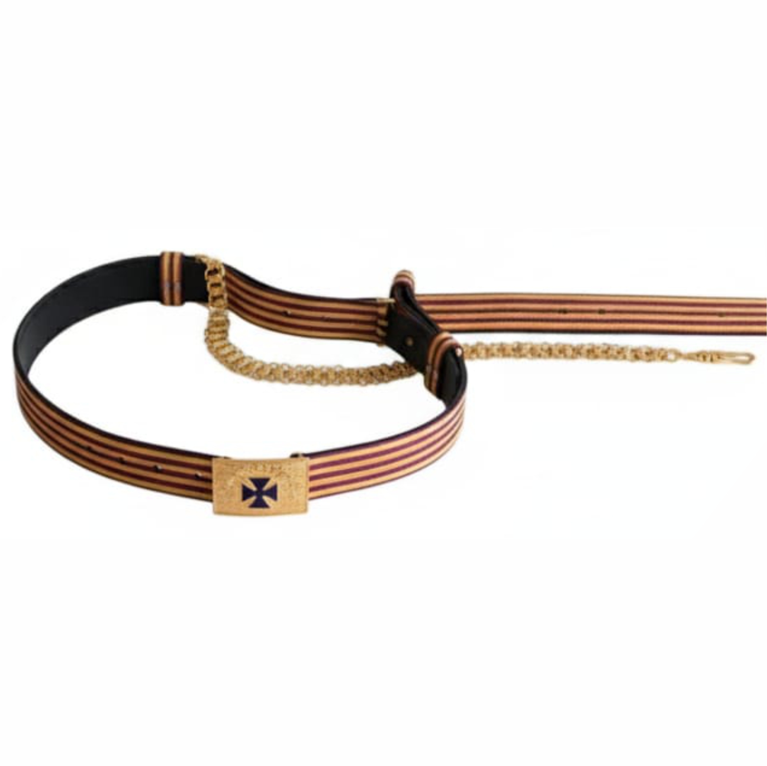 Past Grand Commander Knights Templar Commandery Belt Blue Cross