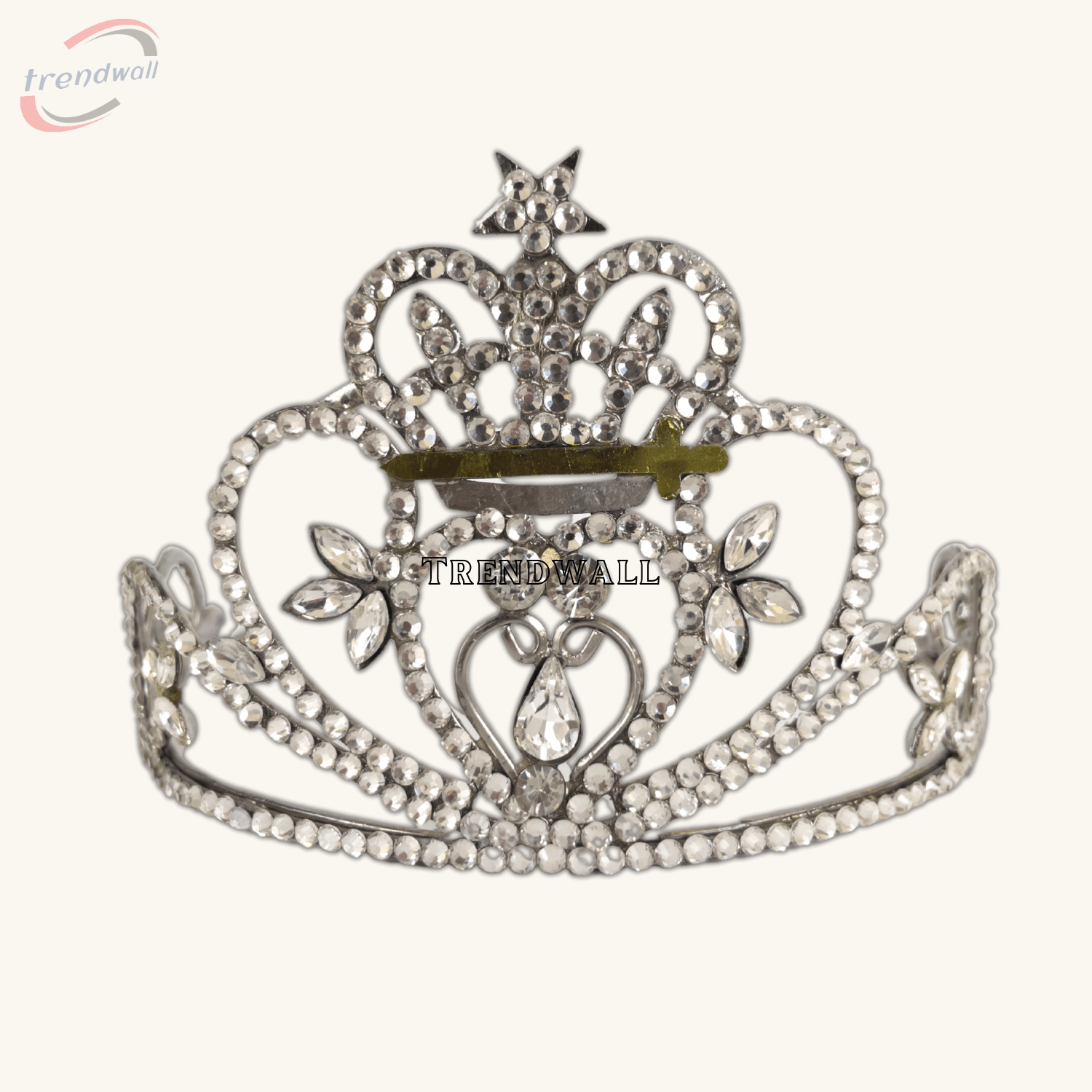 Masonic Amaranth Crown Silver Tone