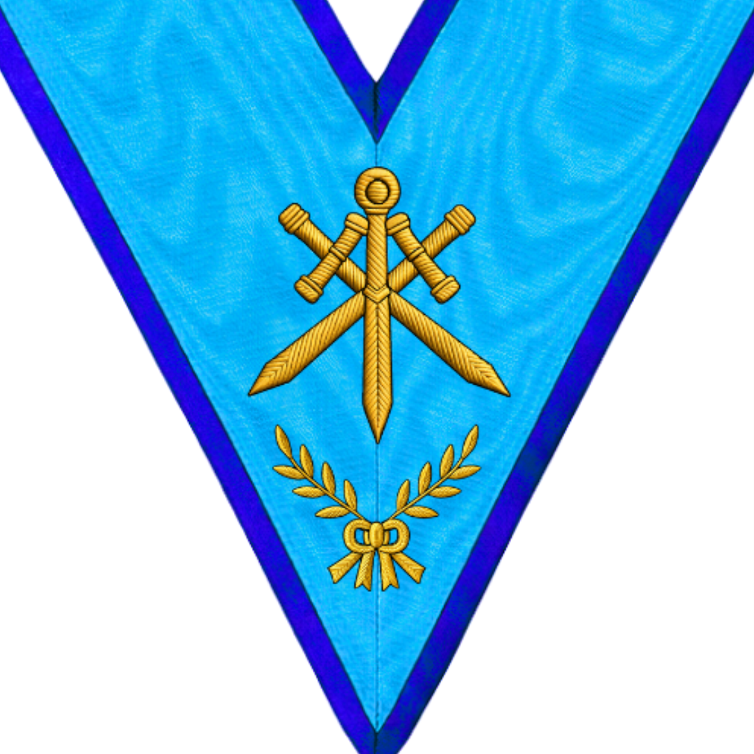 Master of Ceremonies Memphis Misraim French Regulation Officer Collar 