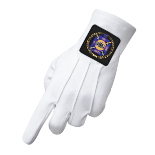 Knights Templar Commandery Gloves
