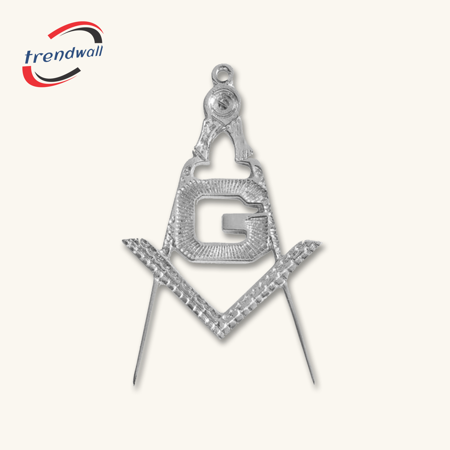 Master Mason Blue Lodge Collar Jewel - Square & Compass with G