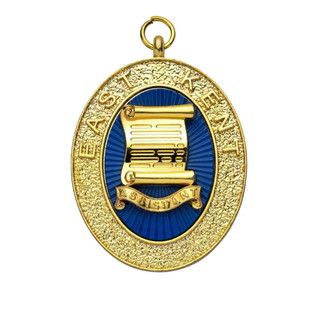 Grand Assistant Registrar Provincial Craft Collar Jewel - East Kent Gold & Blue